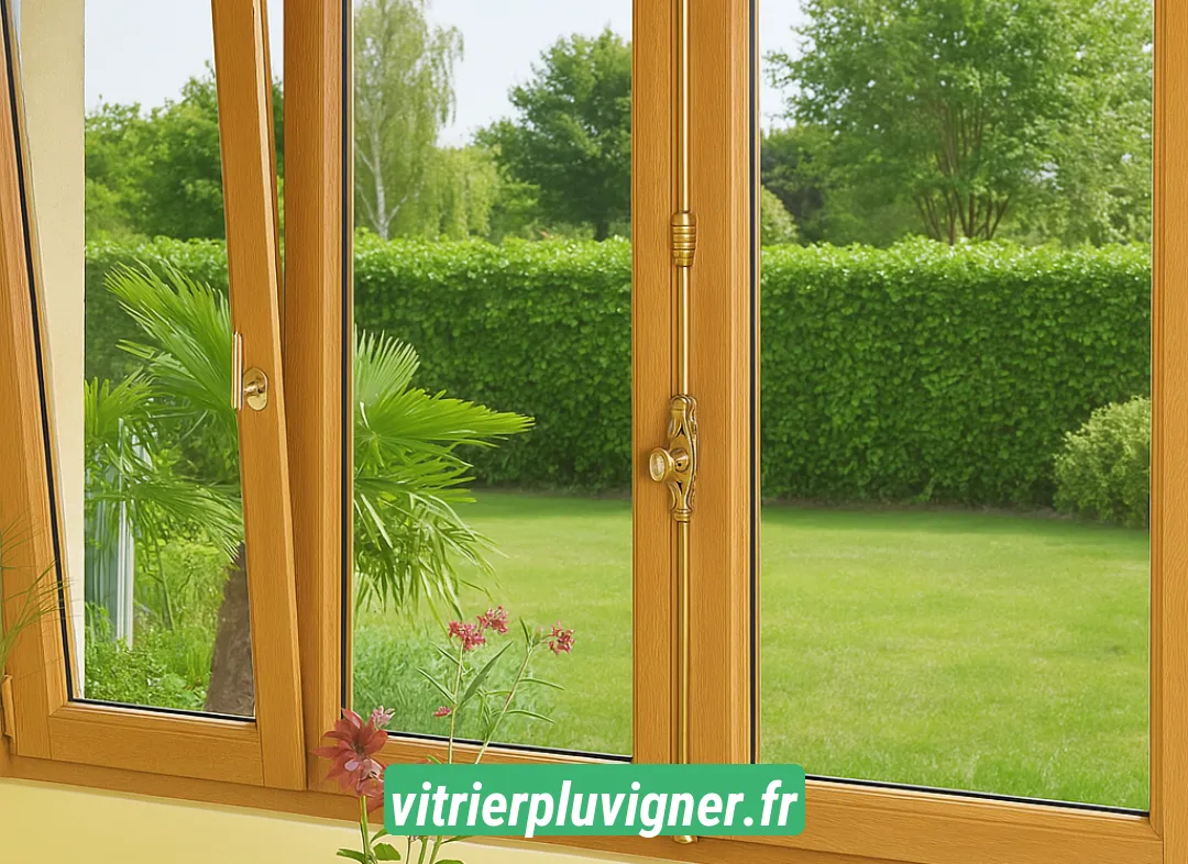 Installation de fenêtre en bois sur mesure Pluvigner